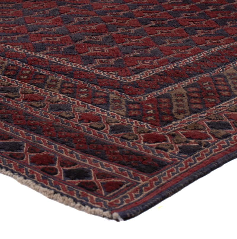 Kelim Afghan Teppich 160x190cm - dunkelbeige