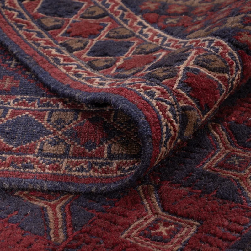 Kelim Afghan Teppich 160x190cm - dunkelbeige