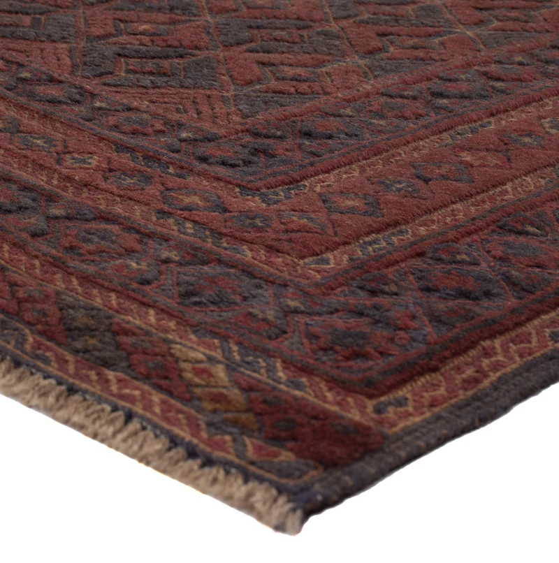 Kelim Afghan Teppich 149x202cm - dunkelbeige