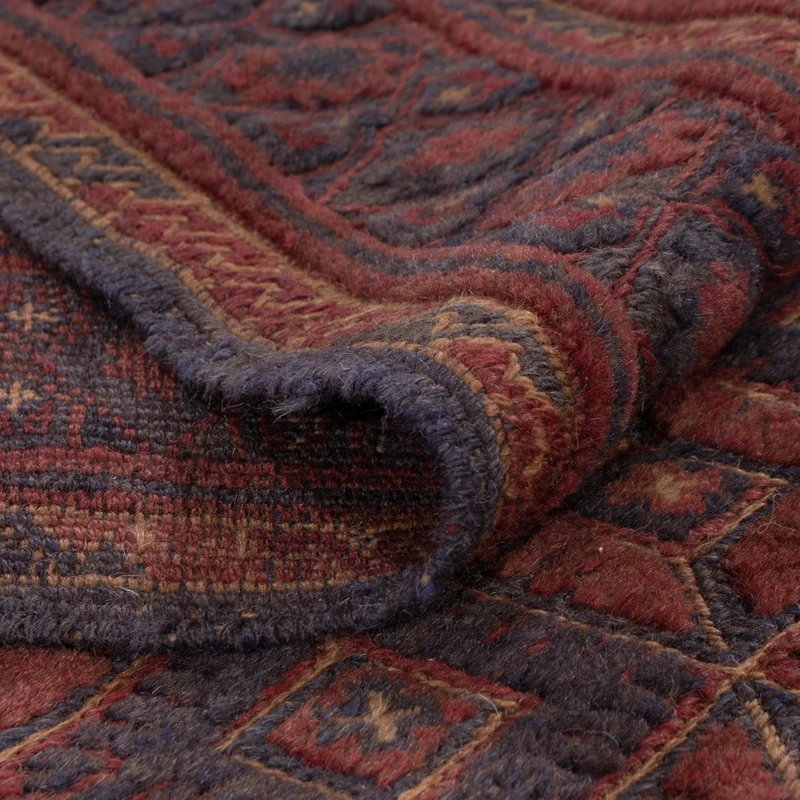 Kelim Afghan Teppich 149x202cm - dunkelbeige