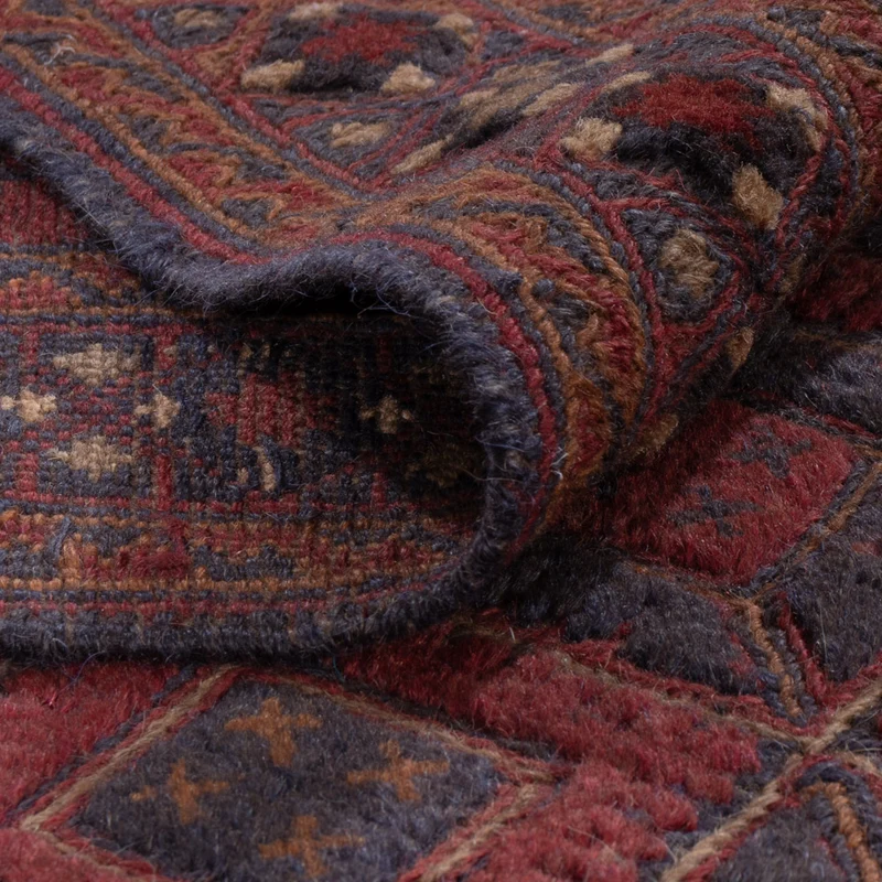 Kelim Afghan Teppich 154x197cm - dunkelbeige