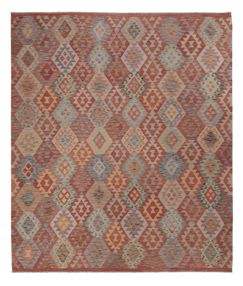 Kelim Maimene Teppich 257x296cm - mehrfarbig