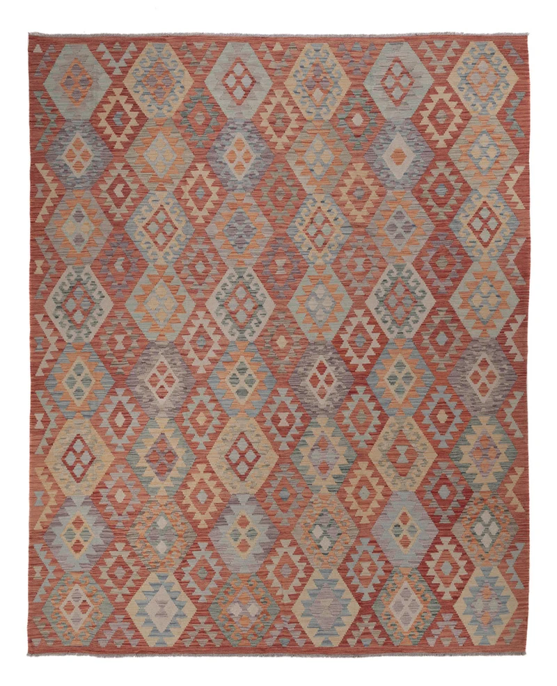 Kelim Maimene Teppich 250x307cm - mehrfarbig