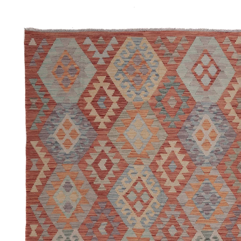 Kelim Maimene Teppich 250x307cm - mehrfarbig