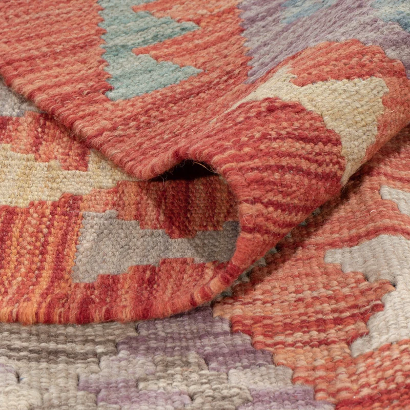 Kelim Maimene Teppich 250x307cm - mehrfarbig