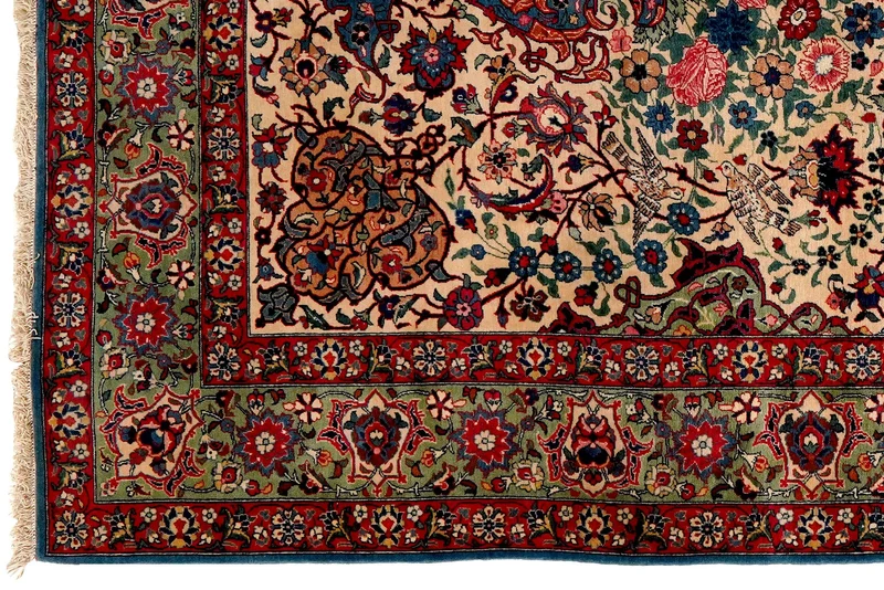 Kashan · Handgeknüpft – Braun, 202x135 cm