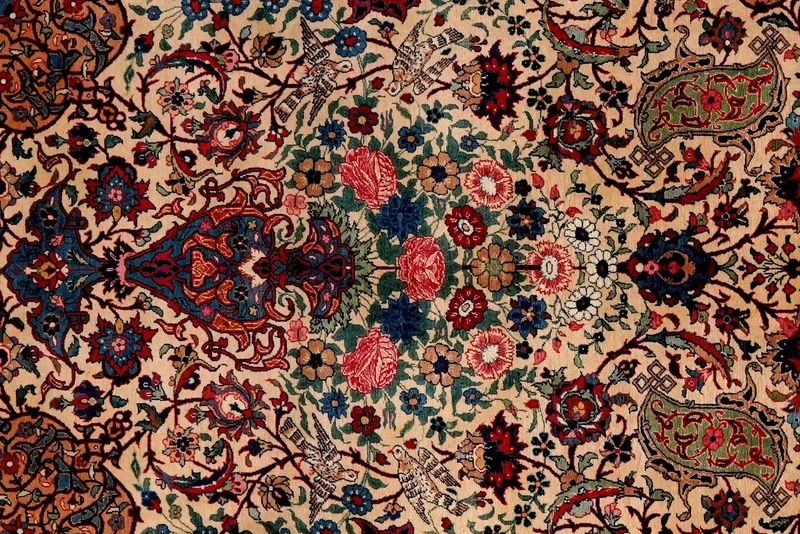 Kashan · Handgeknüpft – Braun, 202x135 cm