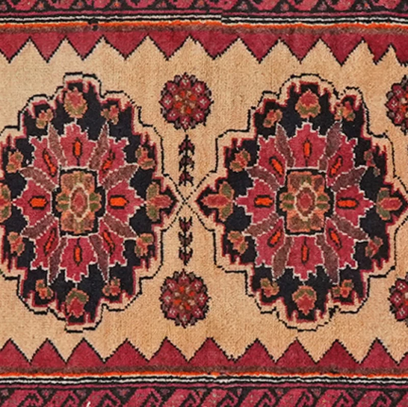 Belutch · Handgeknüpft – Beige, 135x68 cm