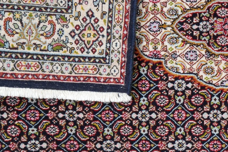 Moud Mahi · Handgeknüpft – Blau, 152x94 cm