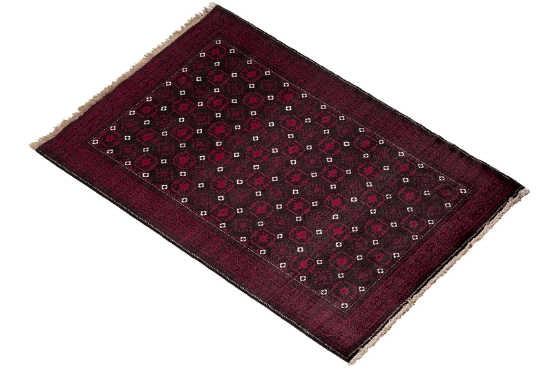 Belutch · Handgeknüpft – Schwarz, 188x112 cm