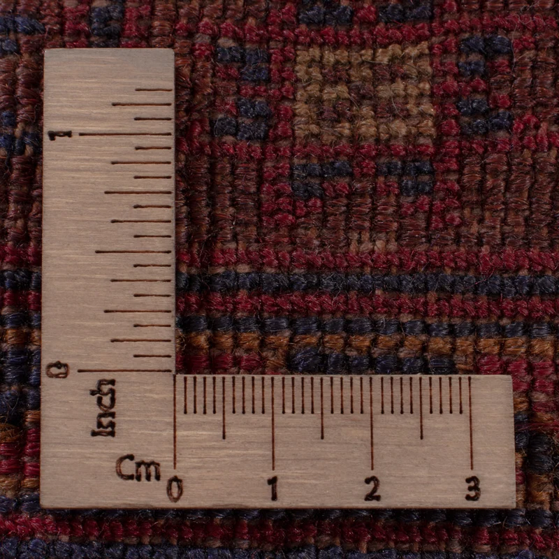 Kelim Afghan Teppich 150x191cm - dunkelrot