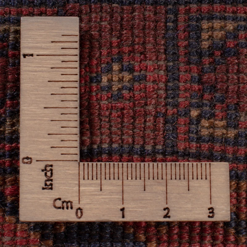 Kelim Afghan Teppich 148x193cm - dunkelrot