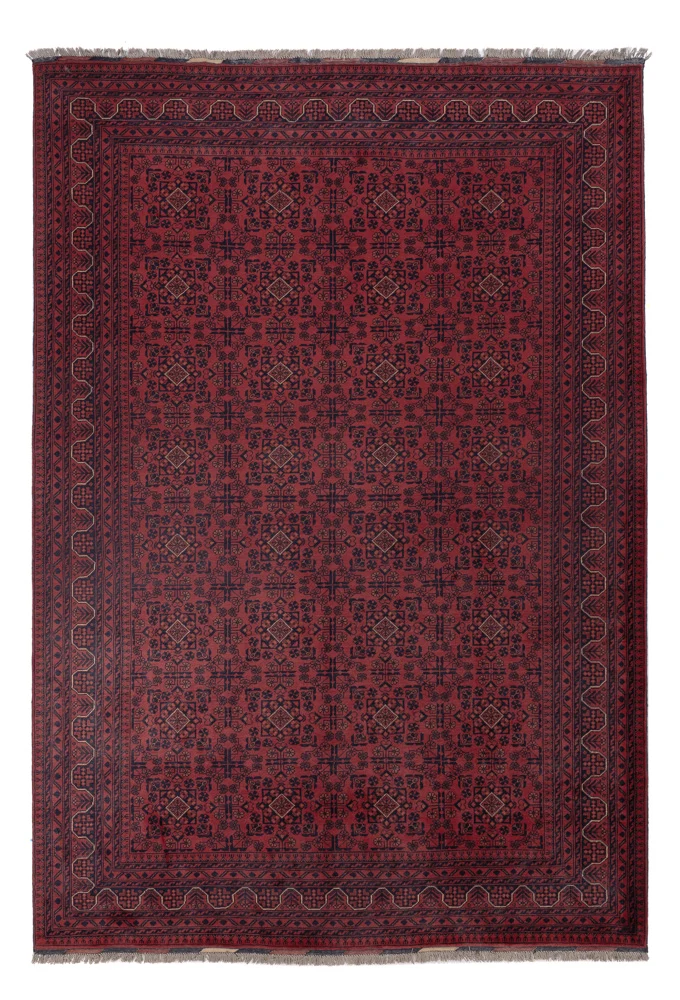 Khal Mohammadi Teppich 208x297cm - Orientteppich - dunkelrot