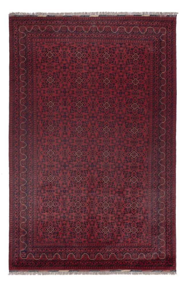 Khal Mohammadi Teppich 200x306cm - Orientteppich - dunkelrot