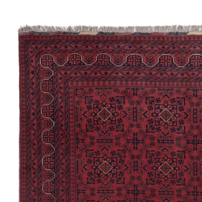 Khal Mohammadi Teppich 200x306cm - Orientteppich - dunkelrot