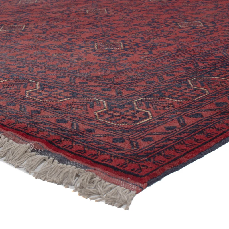 Khal Mohammadi Teppich 200x306cm - Orientteppich - dunkelrot