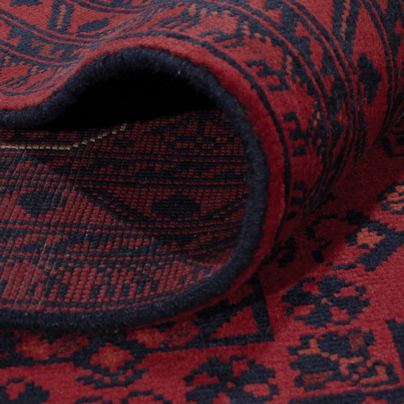 Khal Mohammadi Teppich 200x306cm - Orientteppich - dunkelrot
