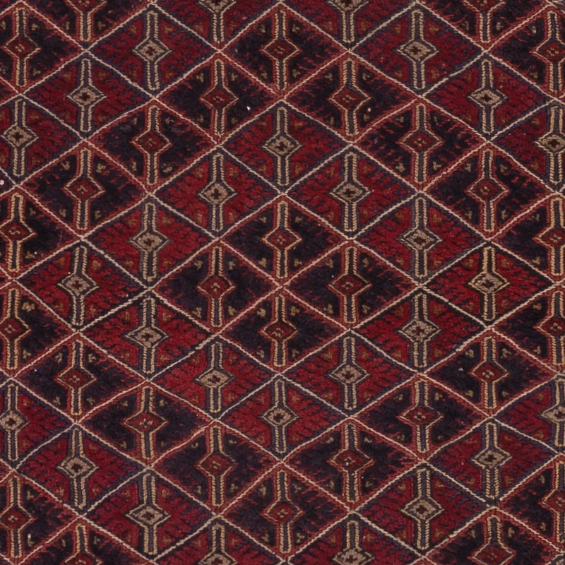 Kelim Afghan Teppich 190x208cm - dunkelbeige