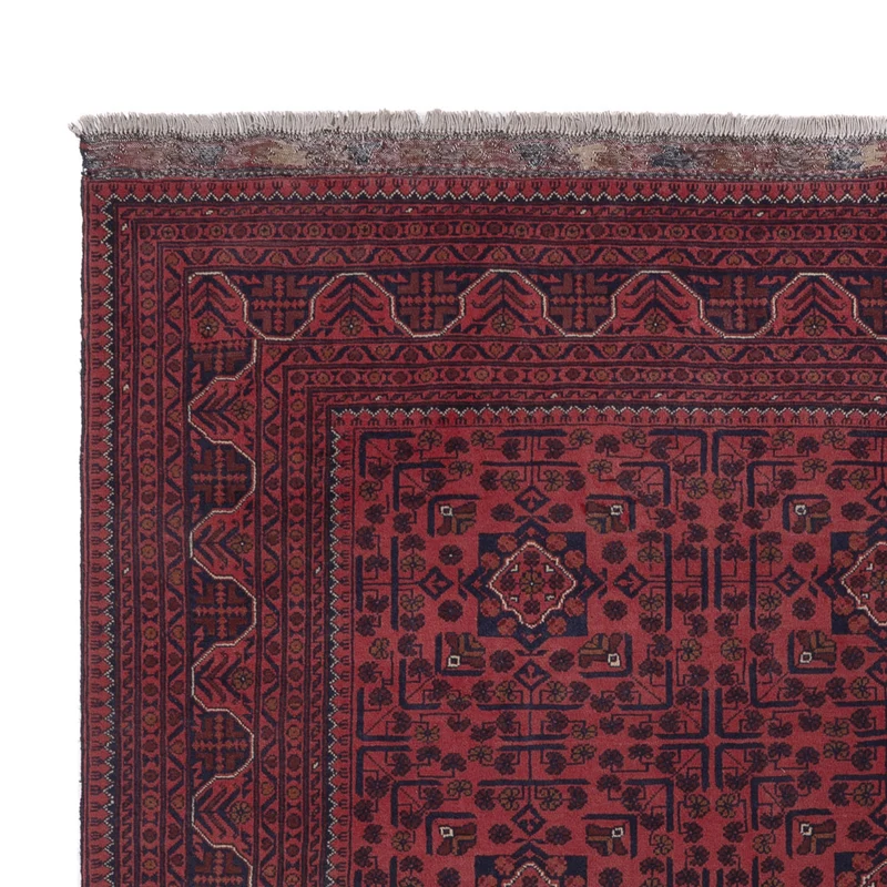 Khal Mohammadi Teppich 200x304cm - Orientteppich - dunkelrot