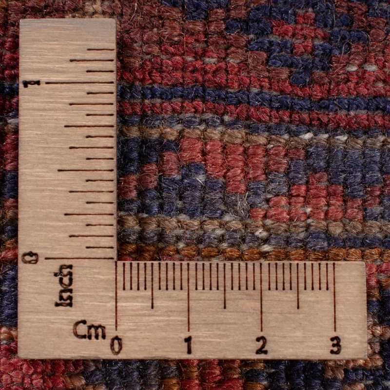 Kelim Afghan Teppich 146x191cm - dunkelrot