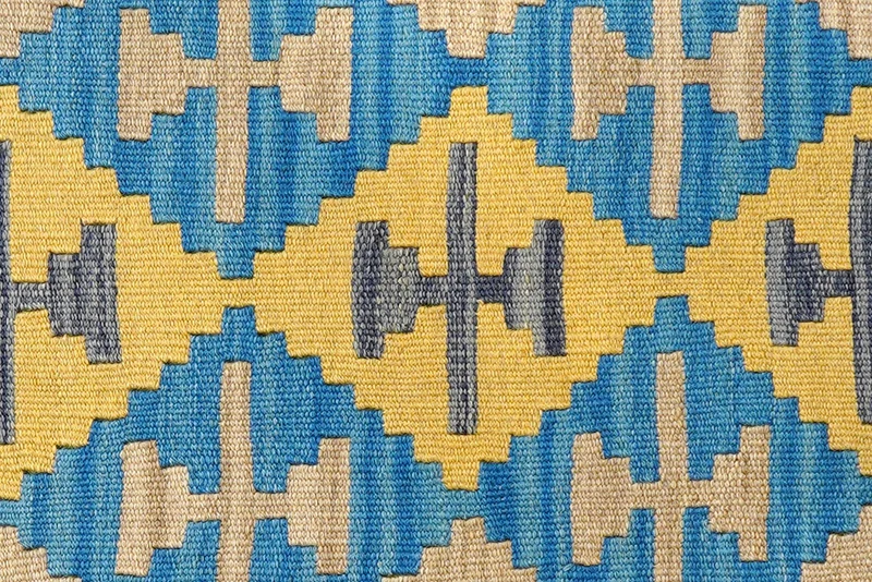Kelim Gashgai · Handgewebt – Beige, 110x80 cm