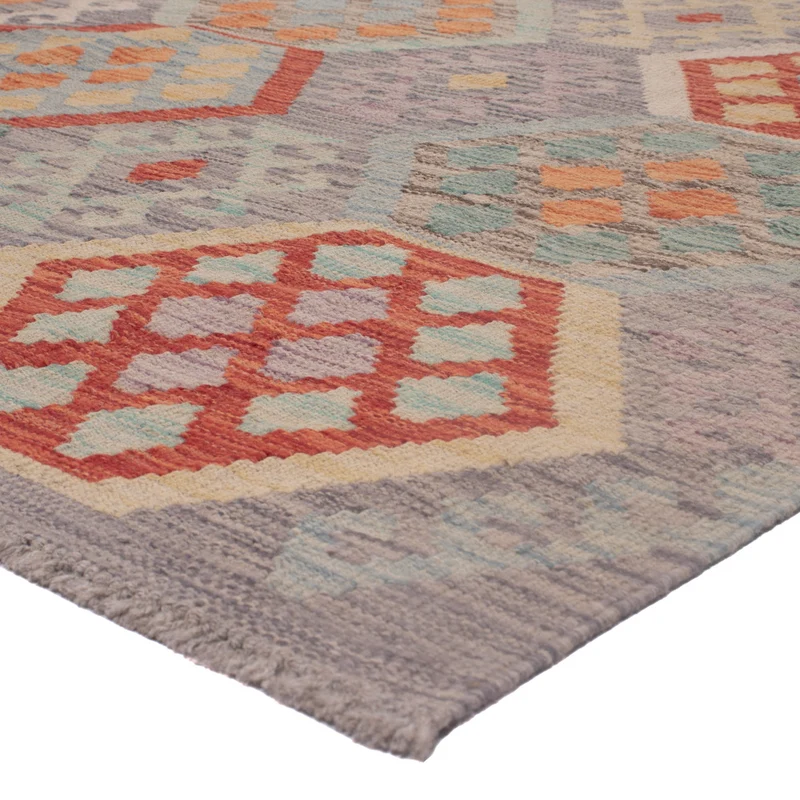 Kelim Maimene Teppich 255x356cm - mehrfarbig