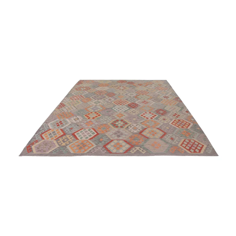 Kelim Maimene Teppich 255x356cm - mehrfarbig