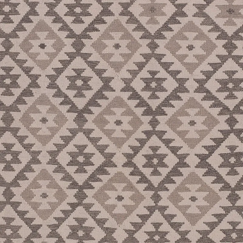 Kelim Teppich - Splash - 252 x 356 cm - hellgrau