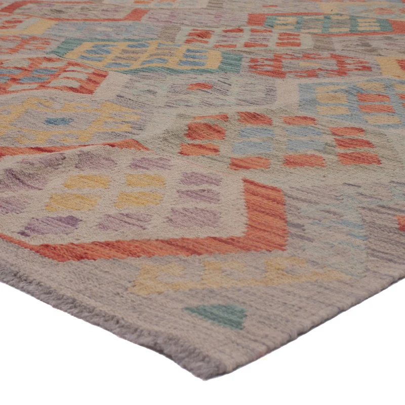 Kelim Maimene Teppich 255x352cm - mehrfarbig