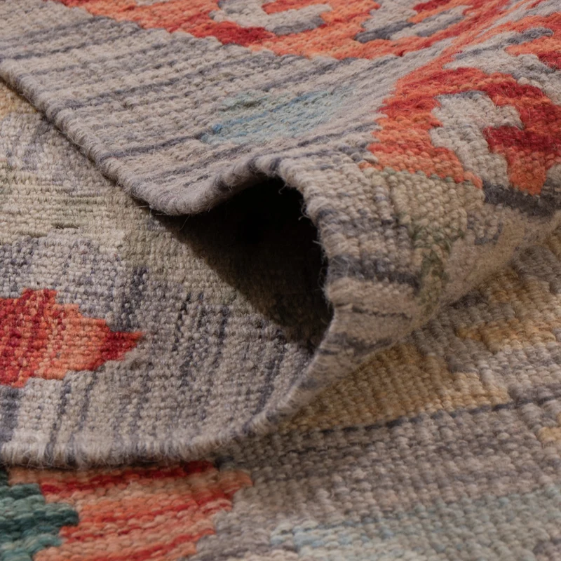Kelim Maimene Teppich 255x352cm - mehrfarbig