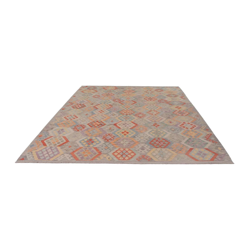 Kelim Maimene Teppich 256x350cm - mehrfarbig