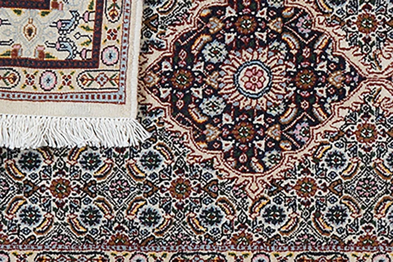 Moud Mahi · Handgeknüpft – Beige, 193x76 cm
