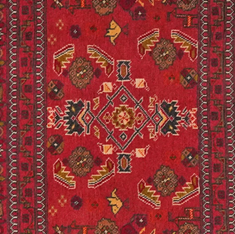 Belutch · Handgeknüpft – Rot, 67x94 cm