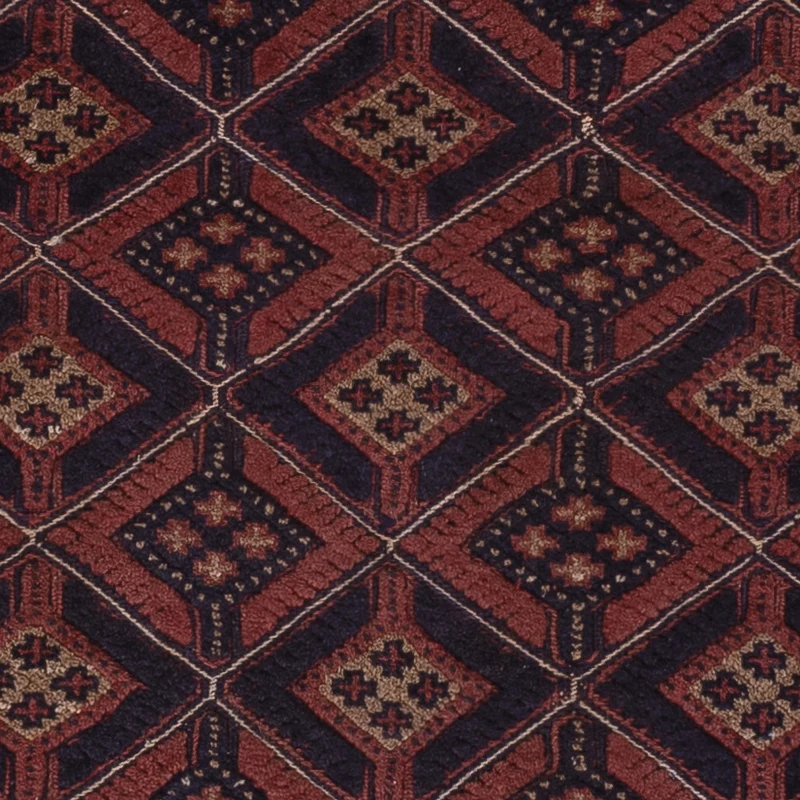 Kelim Afghan Teppich 156x189cm - dunkelbeige