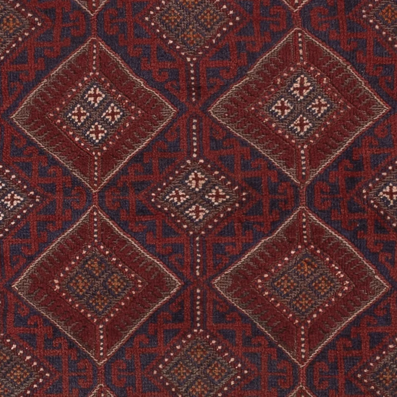 Kelim Afghan Teppich 157x187cm - dunkelbeige