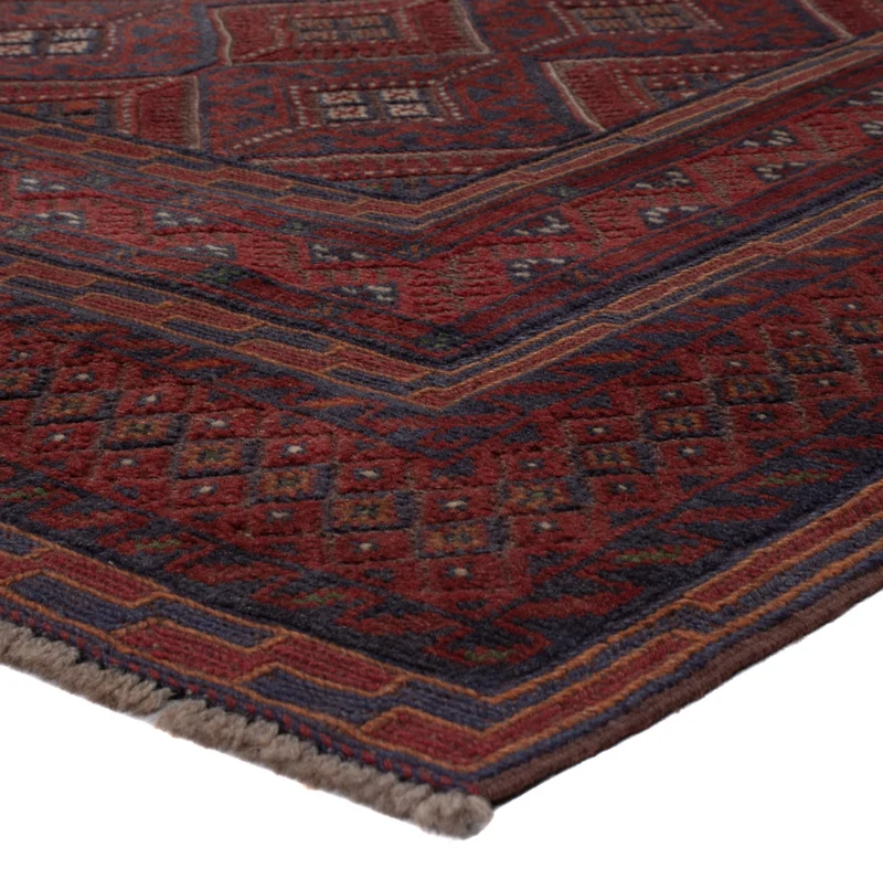 Kelim Afghan Teppich 157x187cm - dunkelbeige