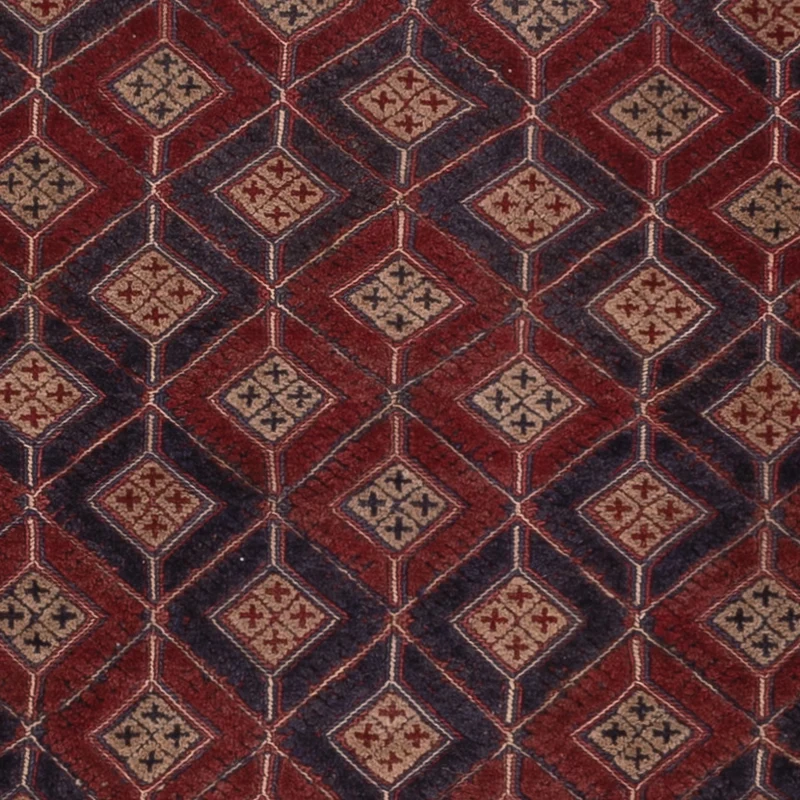 Kelim Afghan Teppich 158x186cm - dunkelbeige