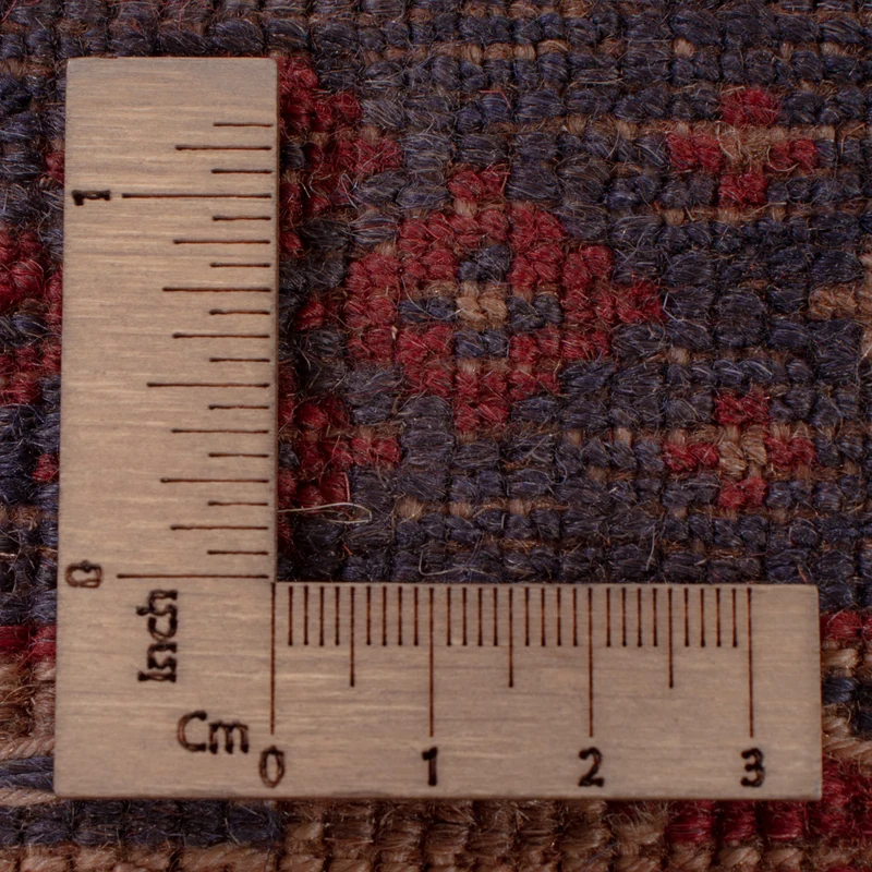 Kelim Afghan Teppich 158x186cm - dunkelbeige