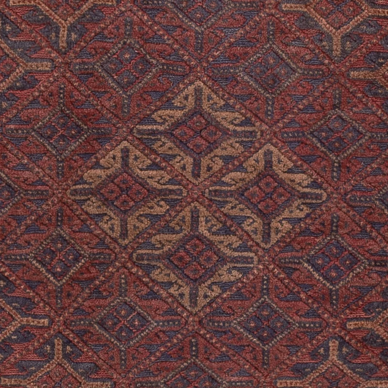 Kelim Afghan Teppich 157x190cm - dunkelbeige