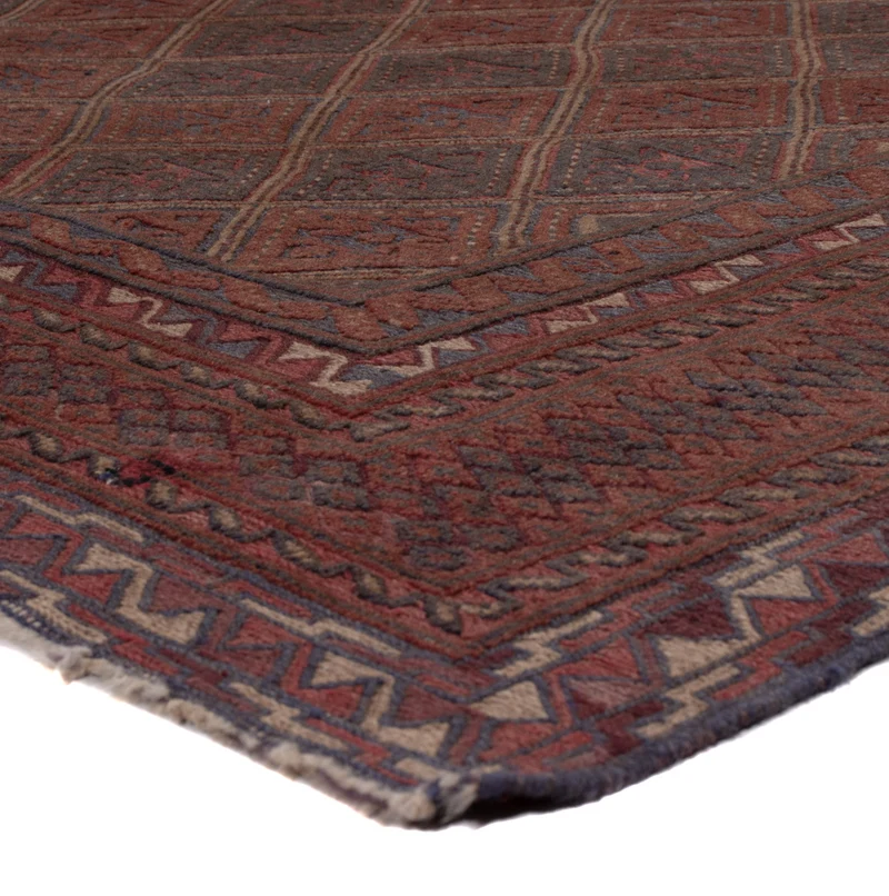 Kelim Afghan Teppich 157x187cm - dunkelbeige