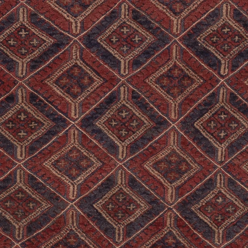 Kelim Afghan Teppich 150x198cm - dunkelbeige