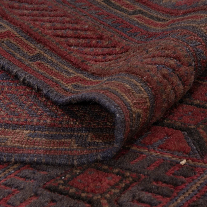 Kelim Afghan Teppich 148x200cm - dunkelbeige