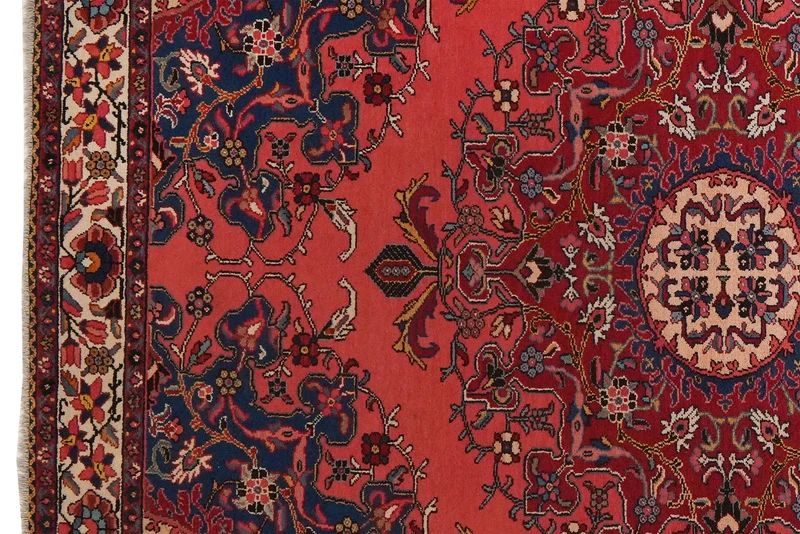 Tafresh · Handgeknüpft – Rot, 195x142 cm