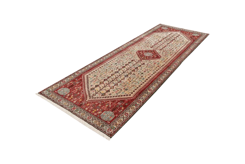 Abadeh · Handgeknüpft – Beige, 280x105 cm