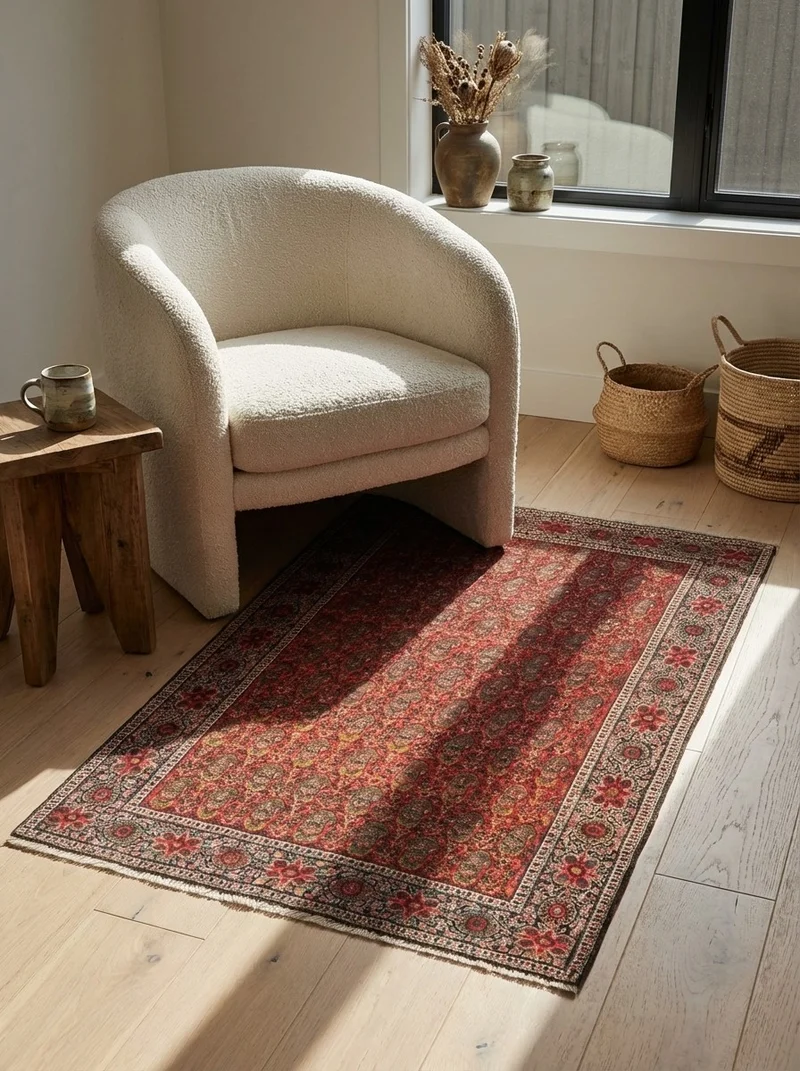 Farahan · Handgeknüpft – Rot, 154x105 cm