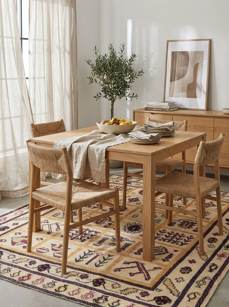 Kelim Belutch · Handgewebt – Beige, 161x146 cm