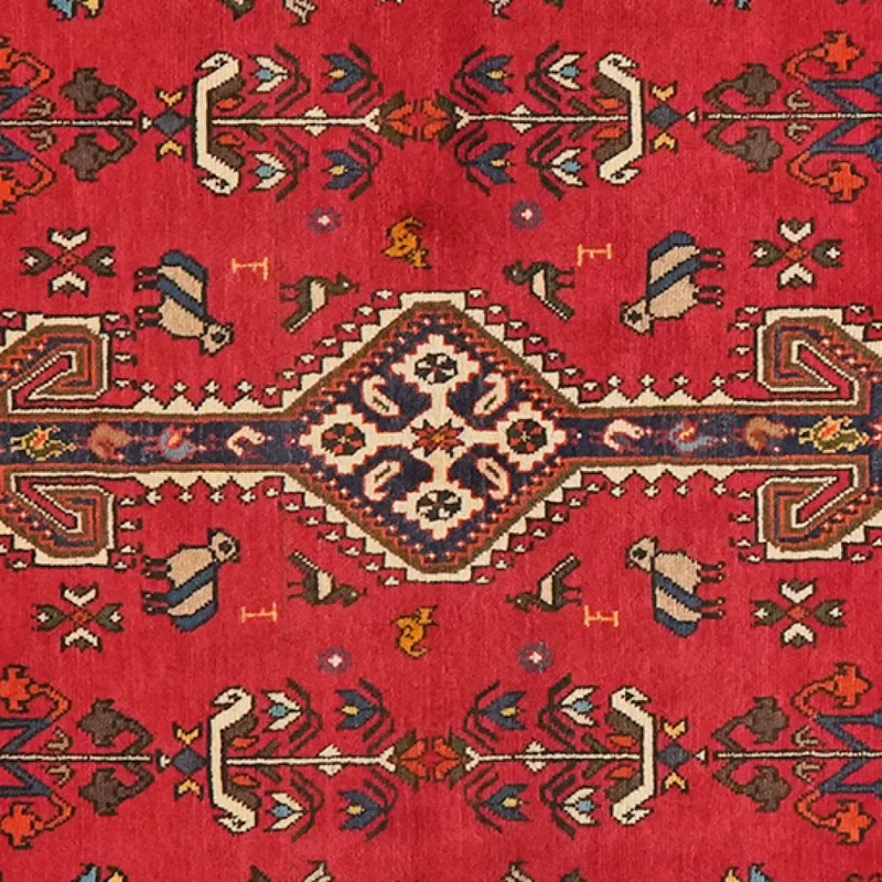 Nasrabad · Handgeknüpft – Rot, 158x105 cm