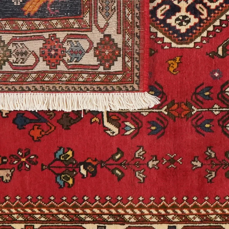 Nasrabad · Handgeknüpft – Rot, 158x105 cm