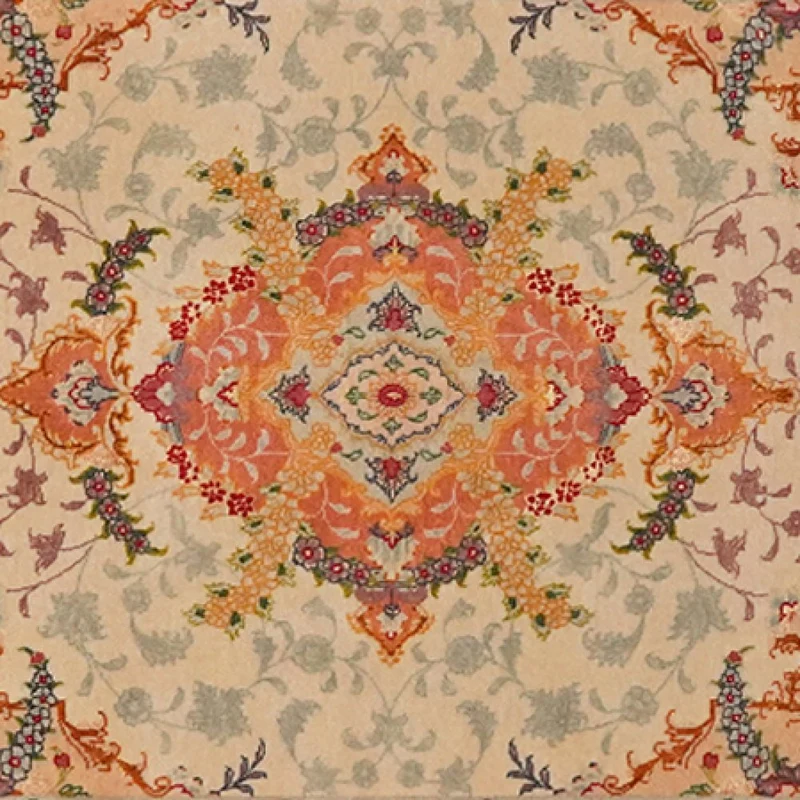 Tabriz 50 Raj · Handgeknüpft – Beige, 294x86 cm