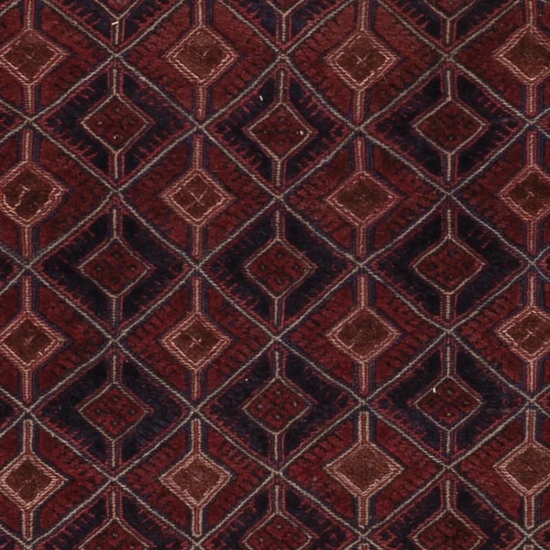 Kelim Afghan Teppich 152x195cm - dunkelbeige